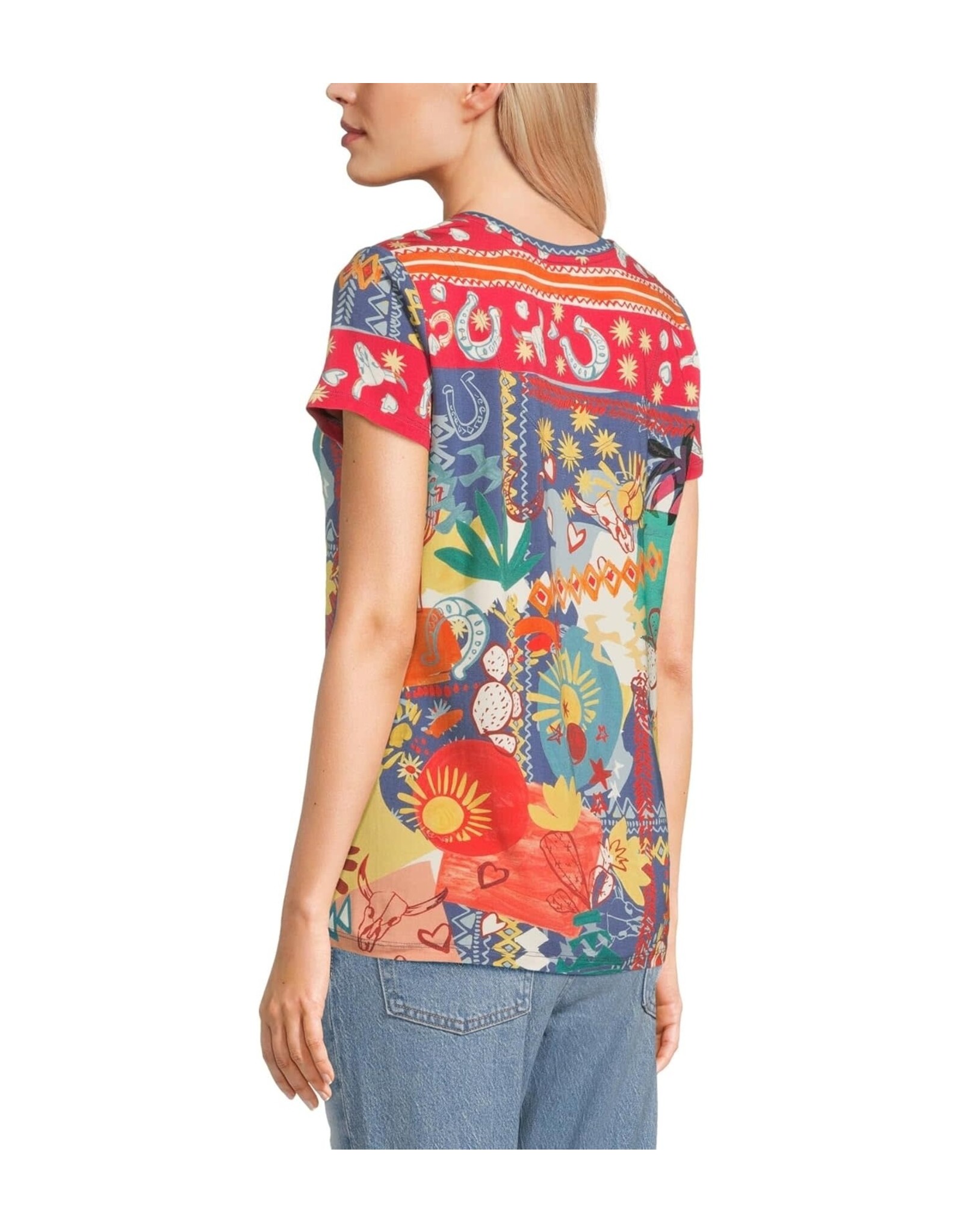 Johnny Was Johnny Was The Janie Favorite Short Sleeve V-Neck Tee