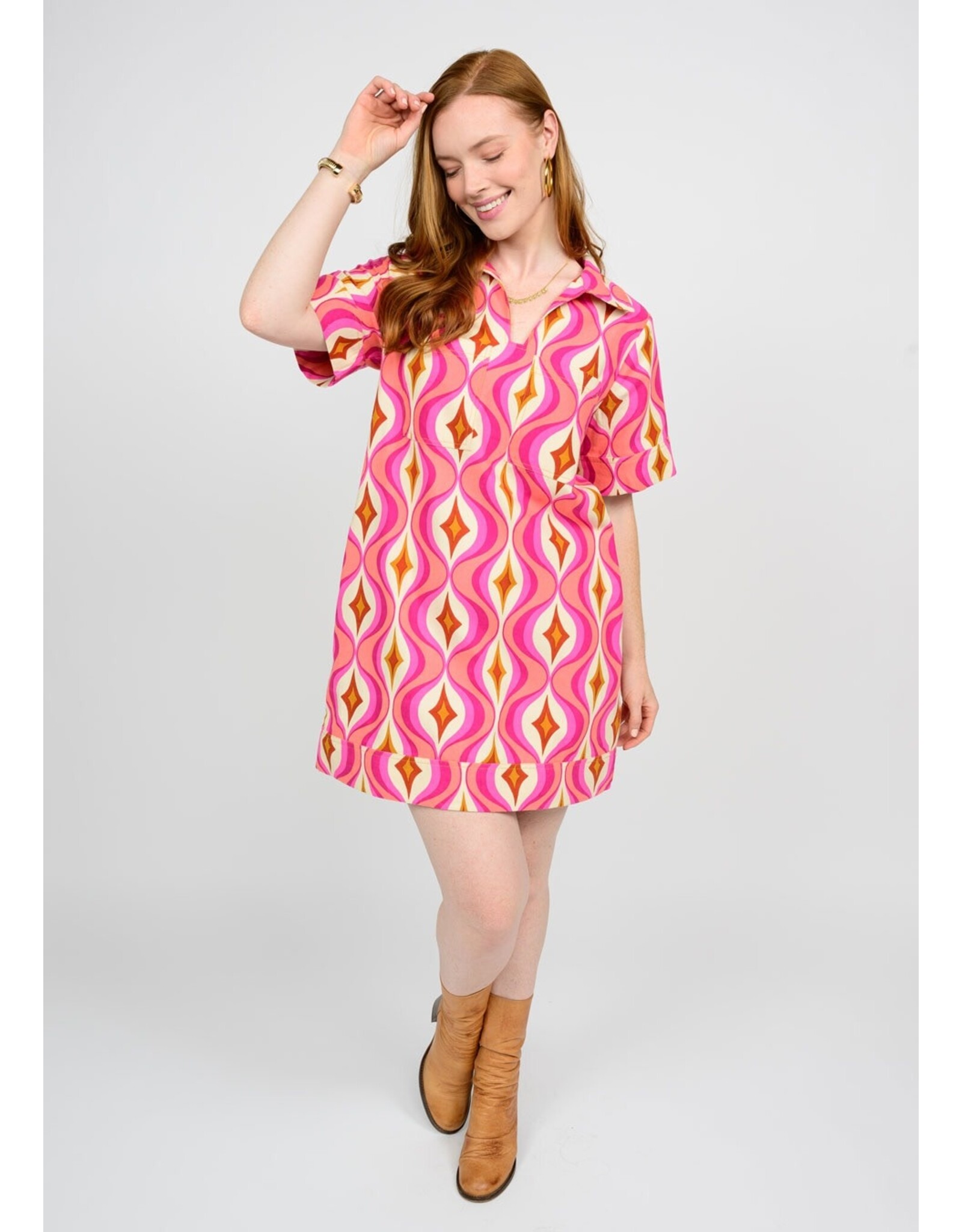 Uncle Frank Uncle Frank Mod Popover Shirtdress