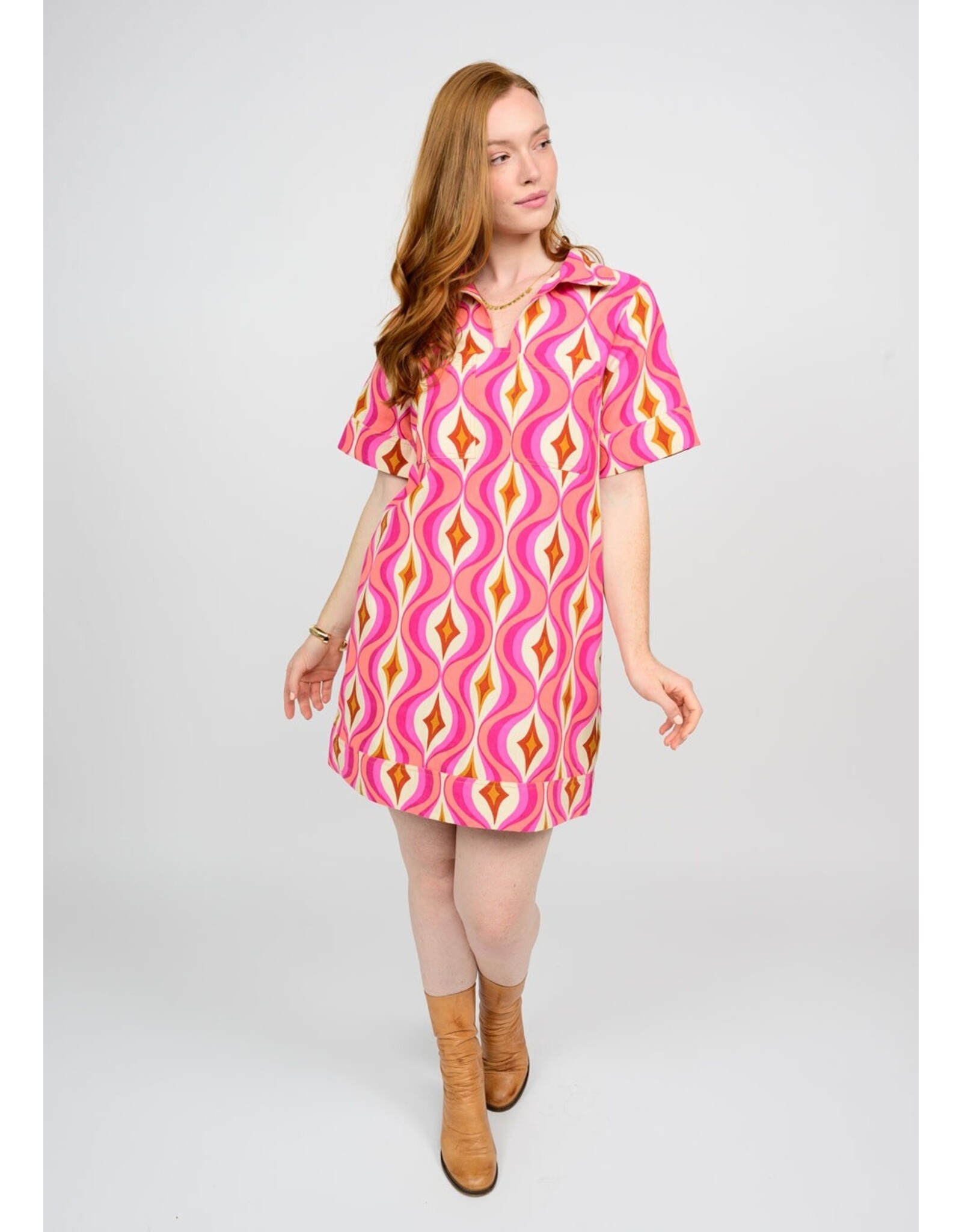 Uncle Frank Uncle Frank Mod Popover Shirtdress