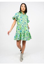 Uncle Frank Uncle Frank Neon Blooms Shirt Dress