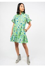 Uncle Frank Uncle Frank Neon Blooms Shirt Dress