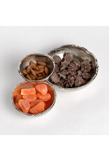 Silver Textured 3-Bowl Serving Dish Silver Textured 3-Bowl Serving Dish