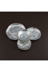 Silver Textured 4-Bowl Serving Dish Silver Textured 4-Bowl Serving Dish