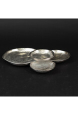 Silver Textured 4-Bowl Serving Dish Silver Textured 4-Bowl Serving Dish
