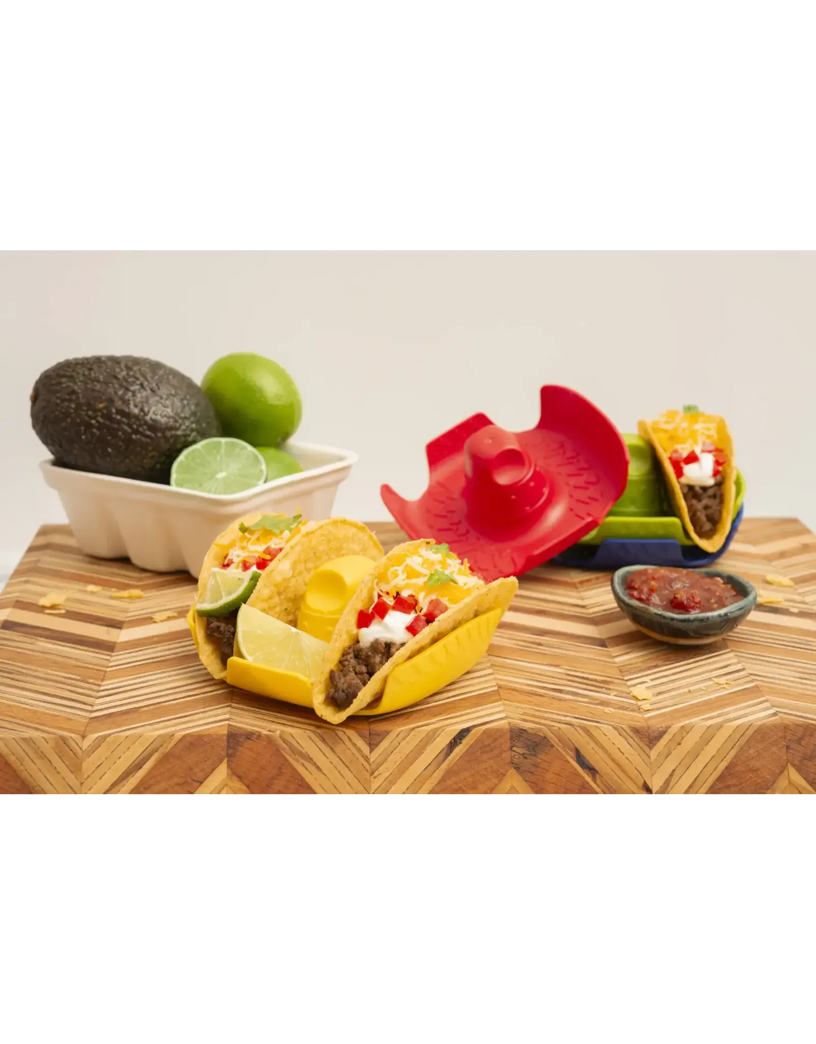 Prepara Sombrero Double Taco Holder Set of 4