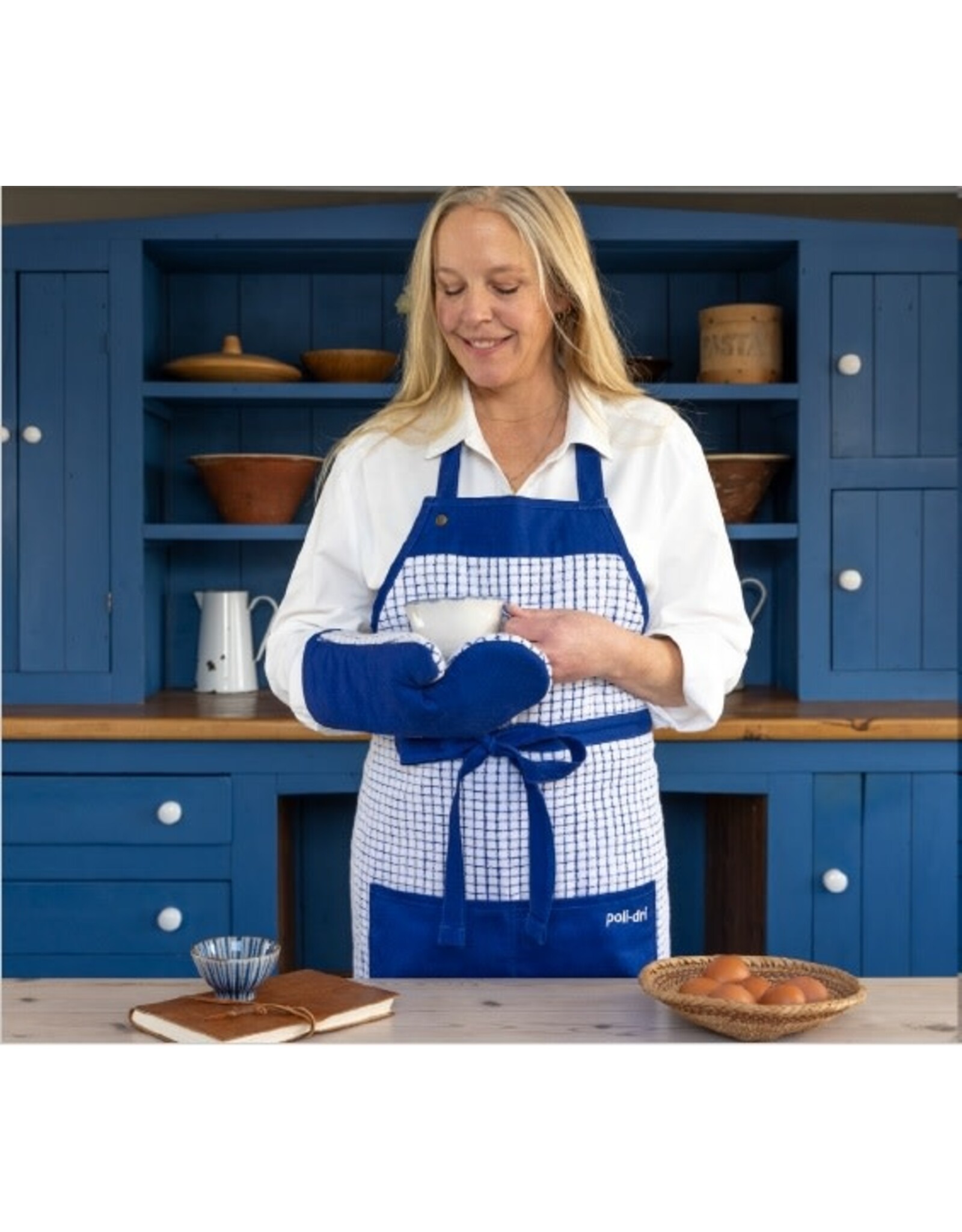 Poli Dri Chef Apron Blue