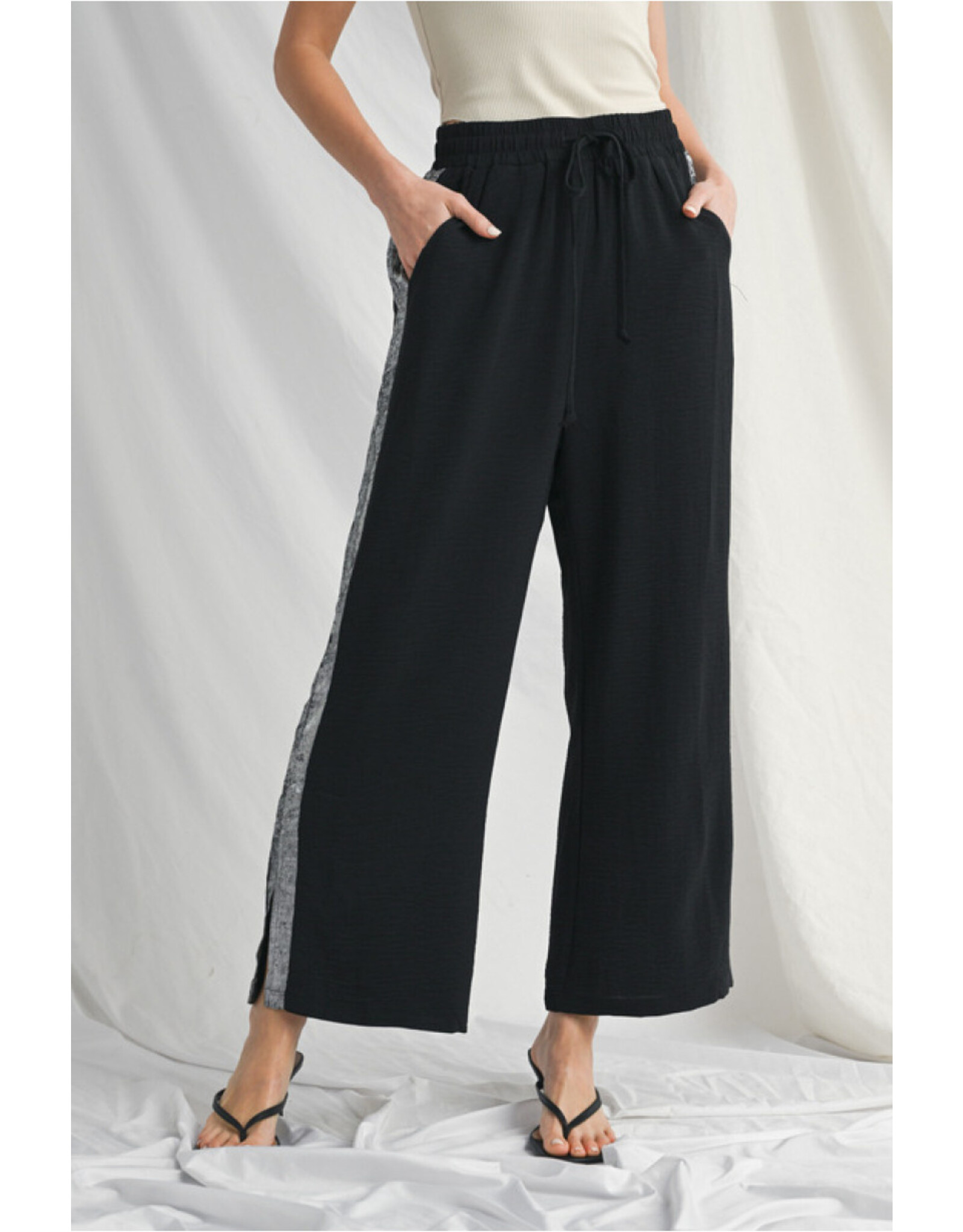 Robyn Drawstring Wide Leg Pants