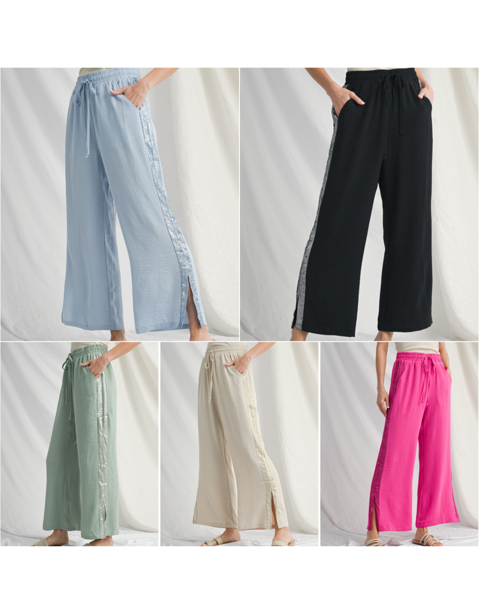 Robyn Drawstring Wide Leg Pants