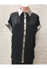 Robyn Metallic Trim Top