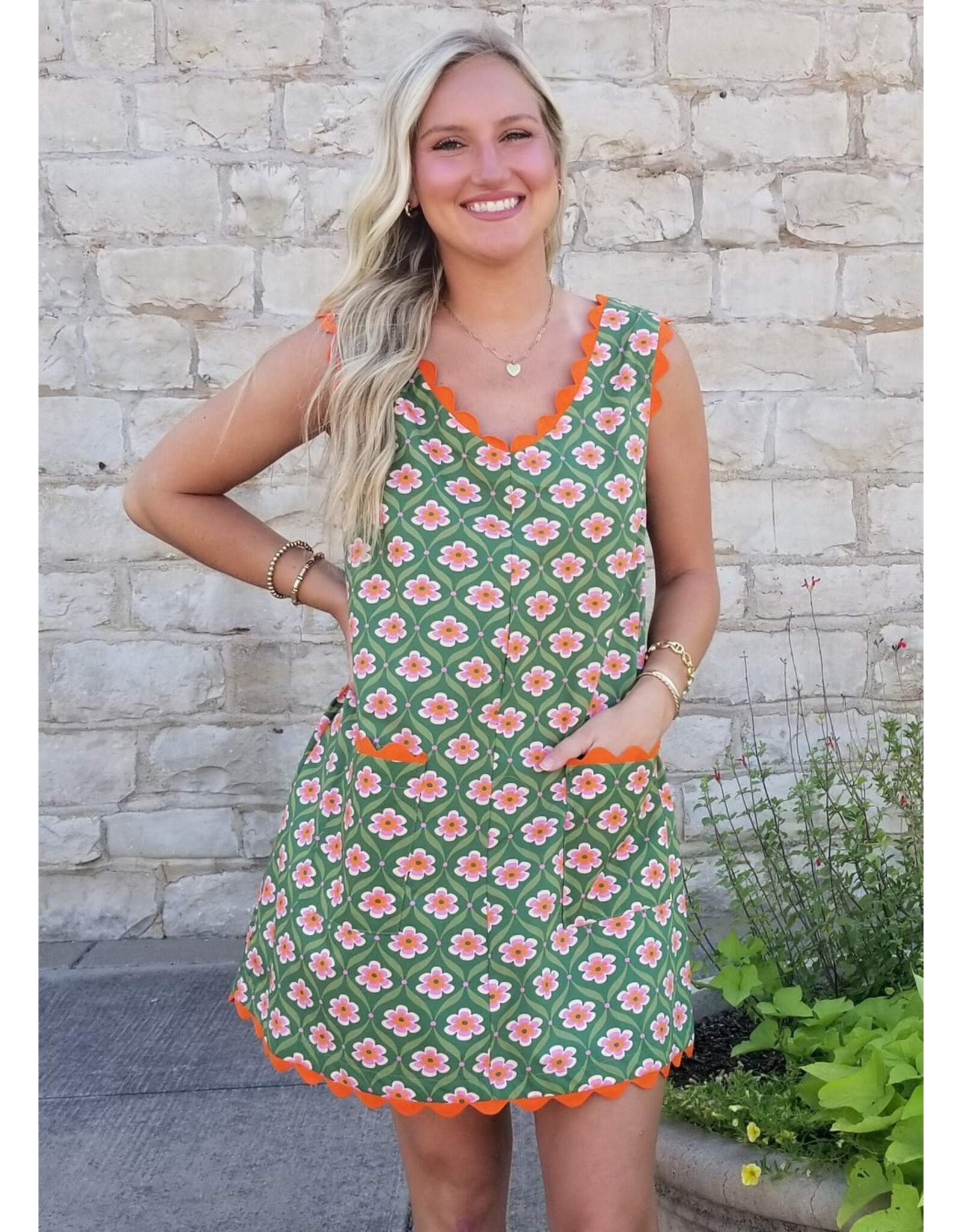 Uncle Frank Uncle Frank Flowering Waves Dress