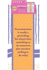 Drinks On Me Towel - Procrastination