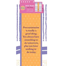 Drinks On Me Towel - Procrastination