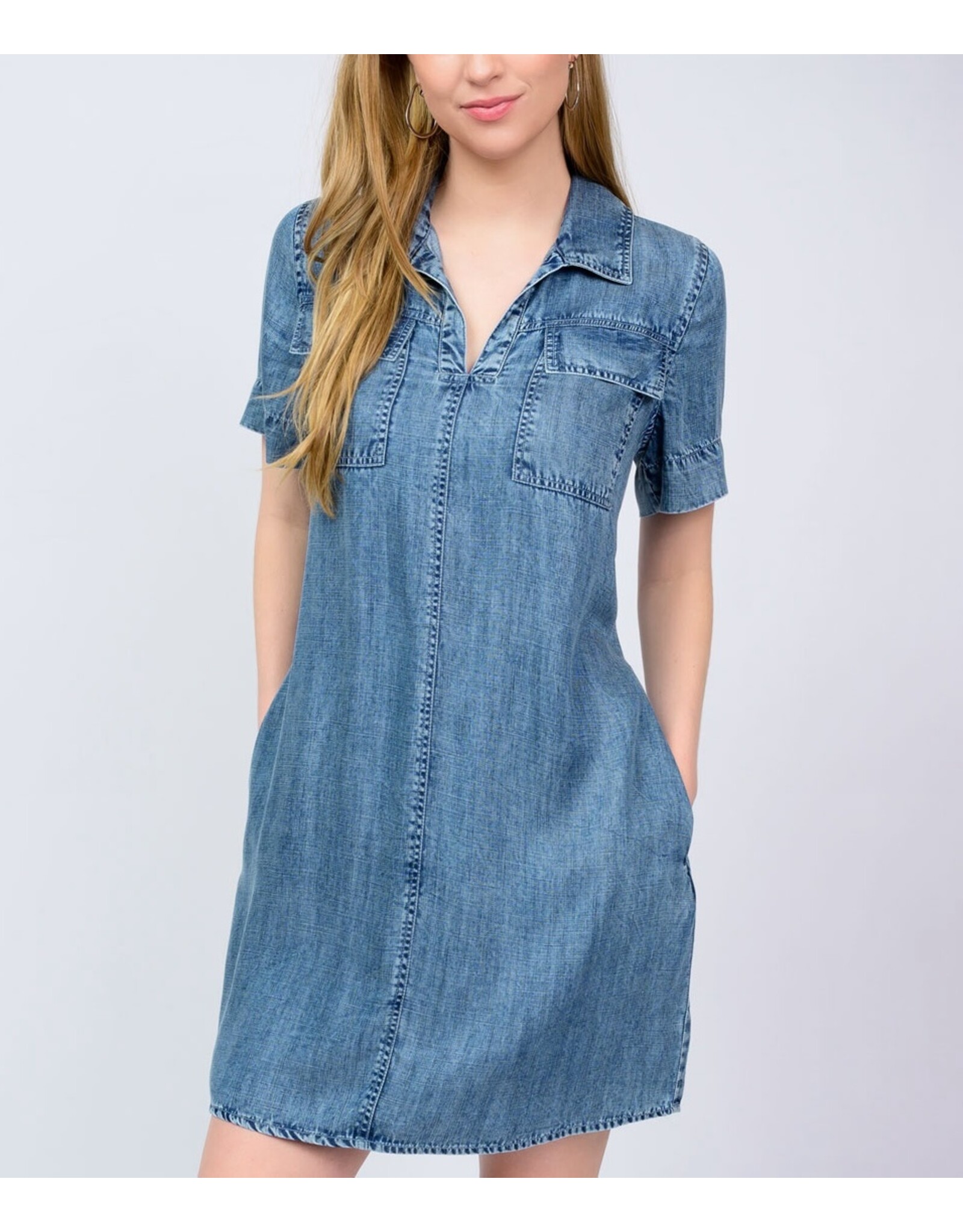 Uncle Frank Uncle Frank Denim Shift Dress