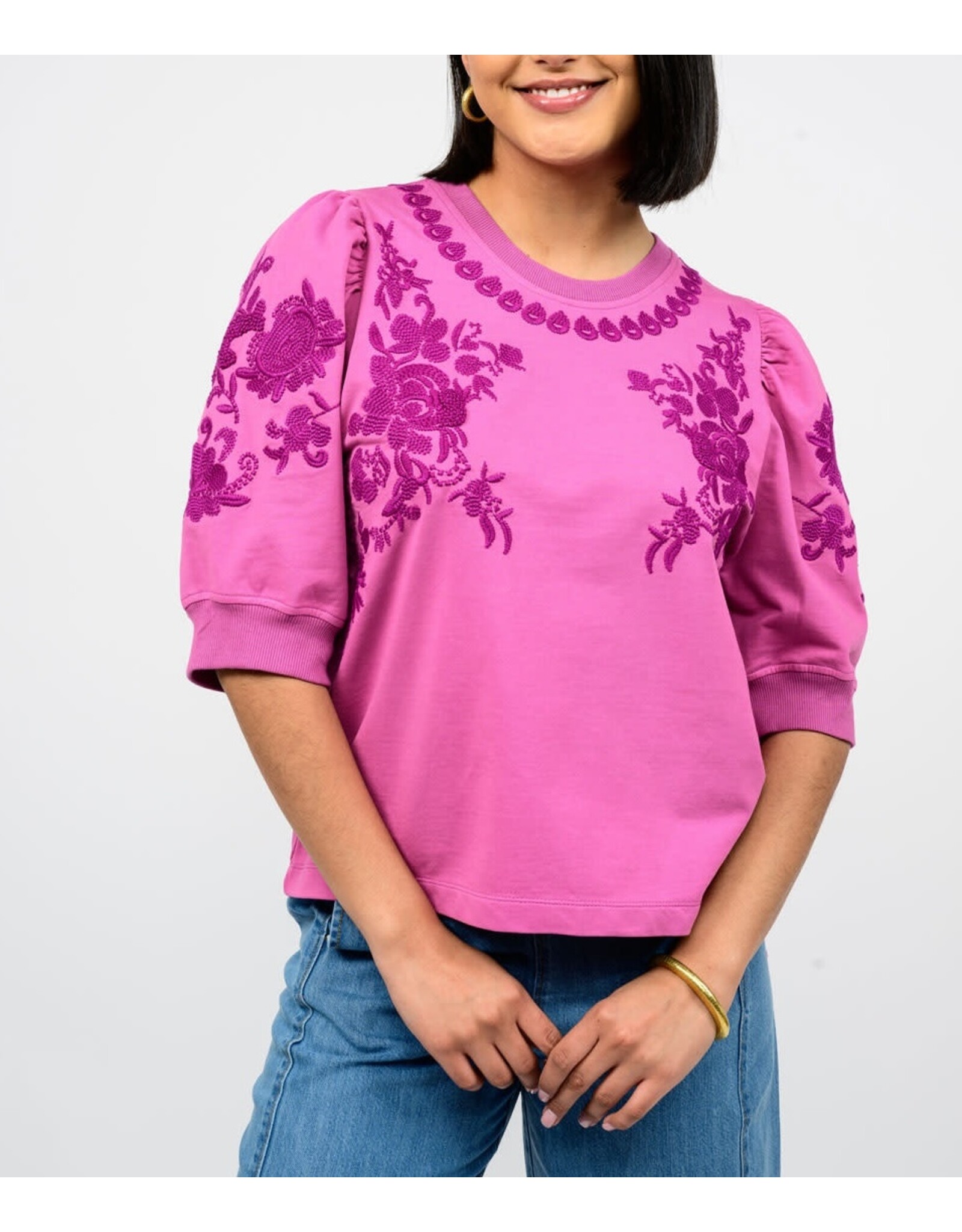 Ivy Jane Ivy Jane Trails Of Flowers Knit Top