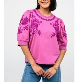 Ivy Jane Ivy Jane Trails Of Flowers Knit Top