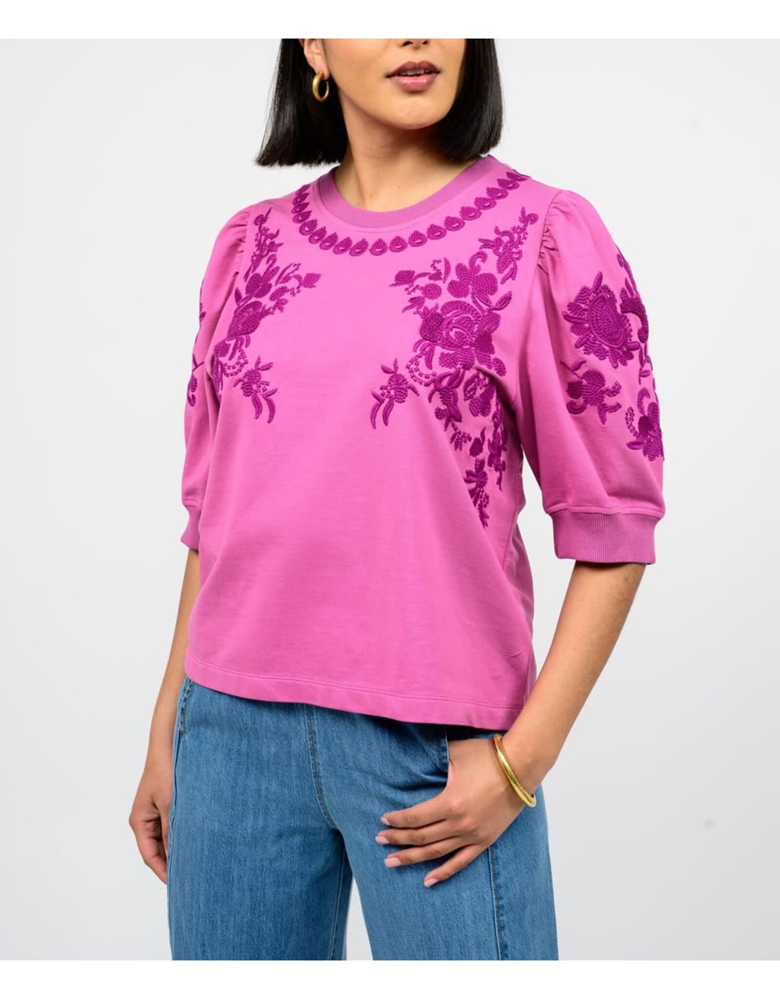 Ivy Jane Ivy Jane Trails Of Flowers Knit Top