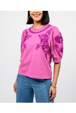 Ivy Jane Ivy Jane Trails Of Flowers Knit Top