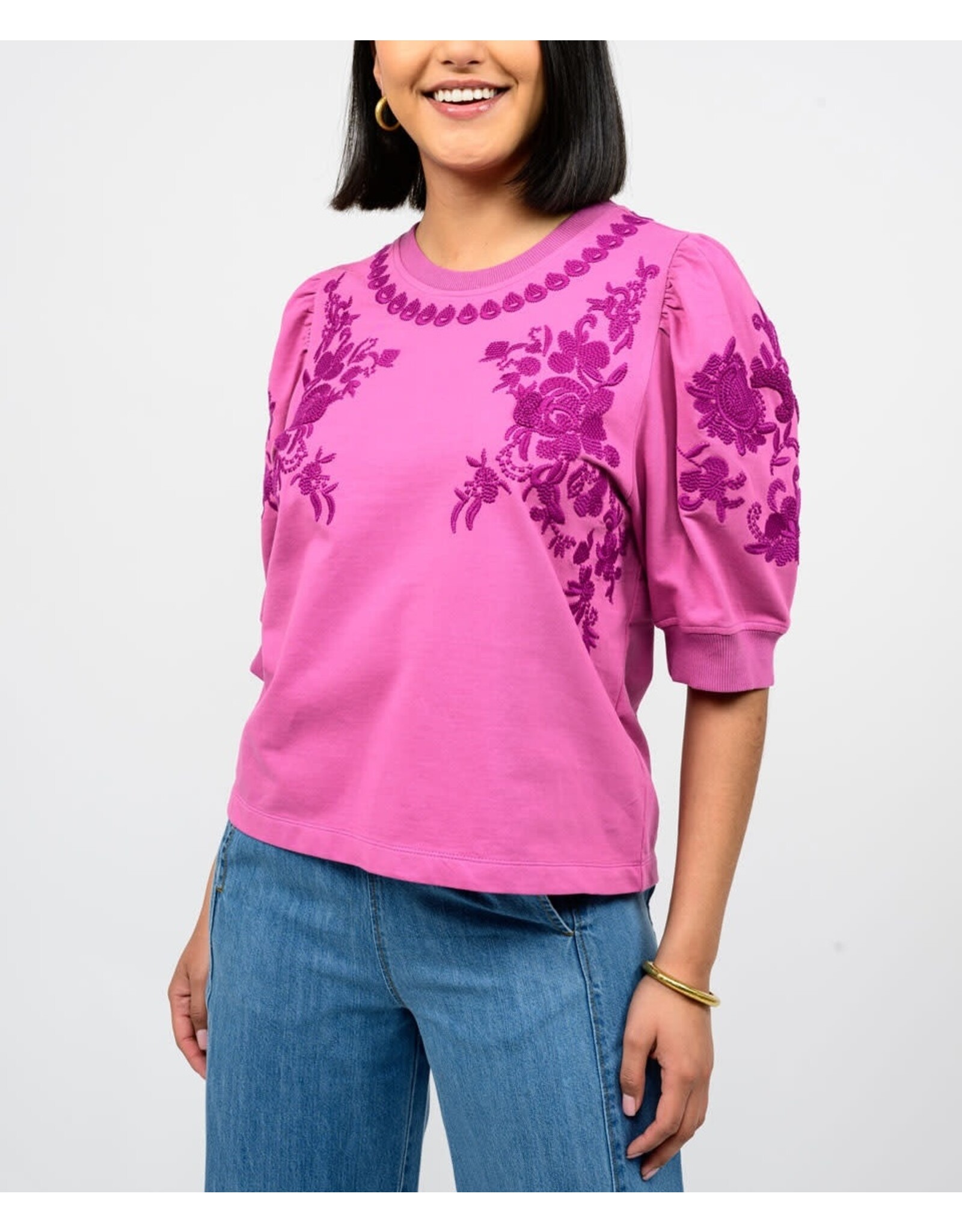 Ivy Jane Ivy Jane Trails Of Flowers Knit Top