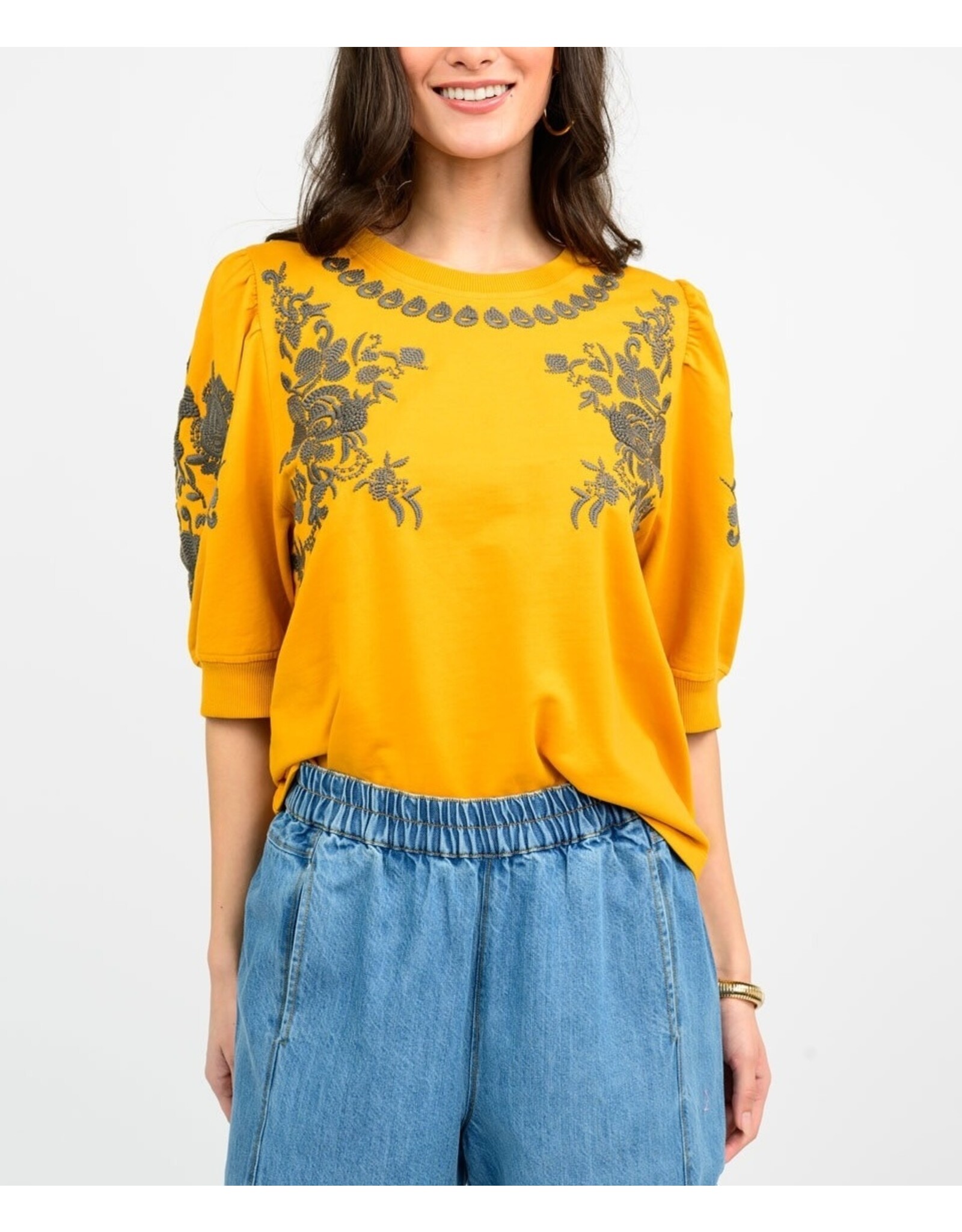 Ivy Jane Ivy Jane Trails Of Flowers Knit Top