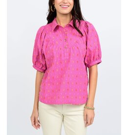 Ivy Jane Ivy Jane Clip Dot Stripe Top