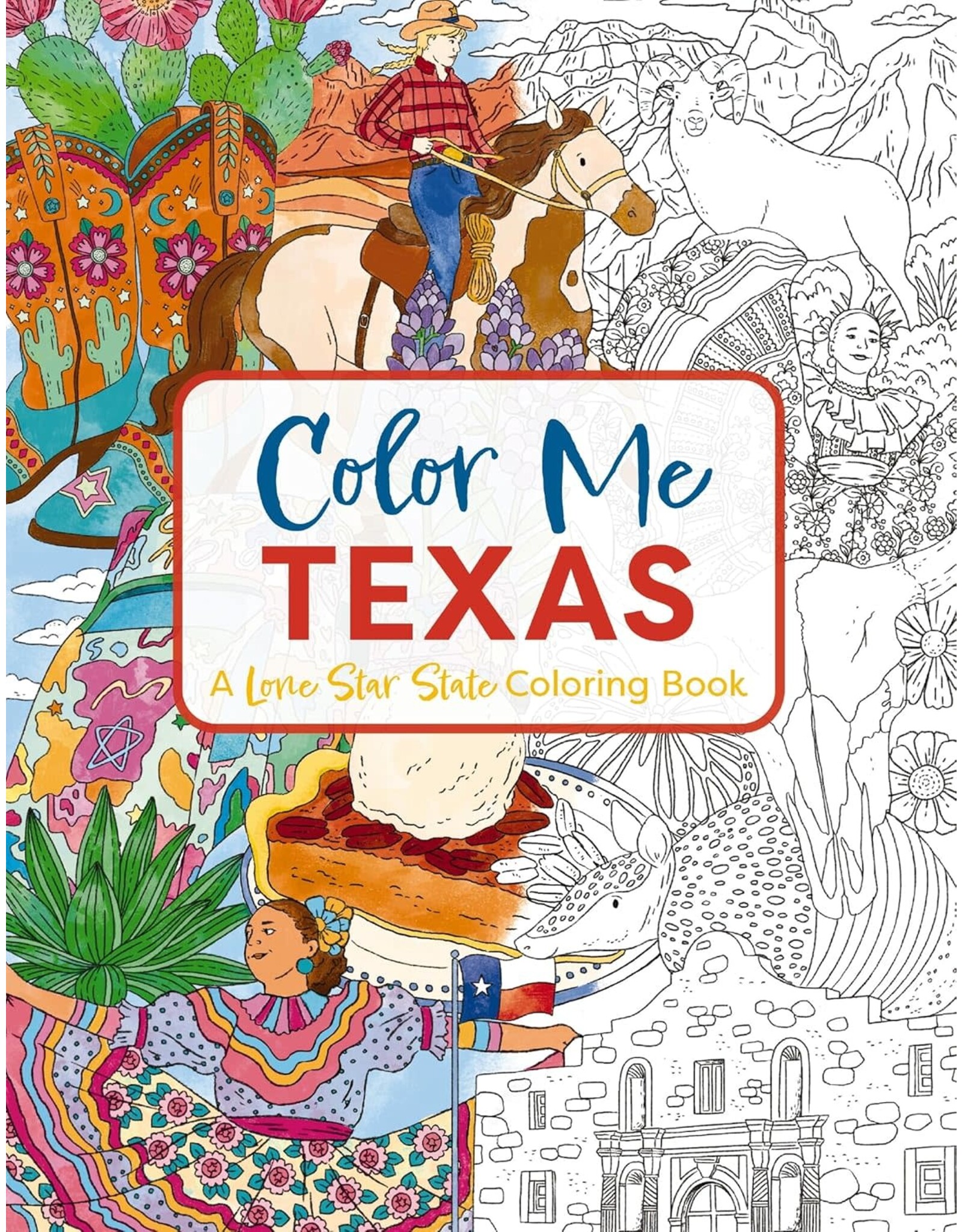 Color Me Texas Coloring Book