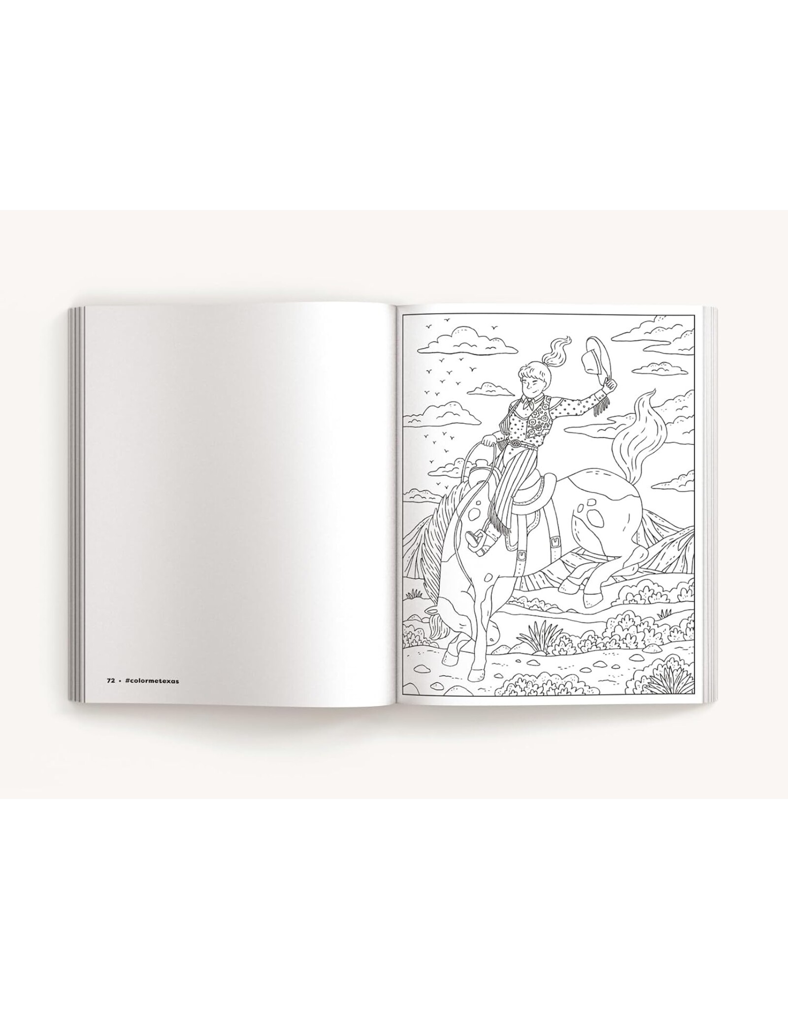 Color Me Texas Coloring Book