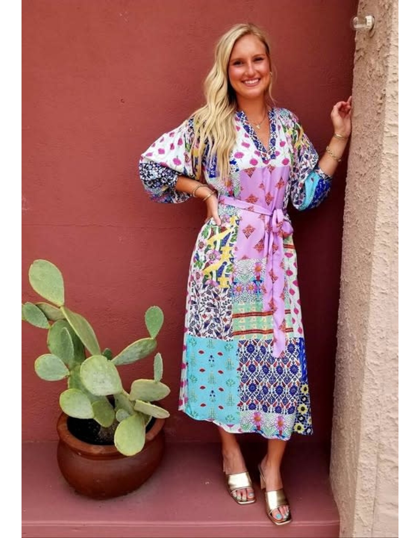 Ruby Yaya Boucher Patch Maxi Dress