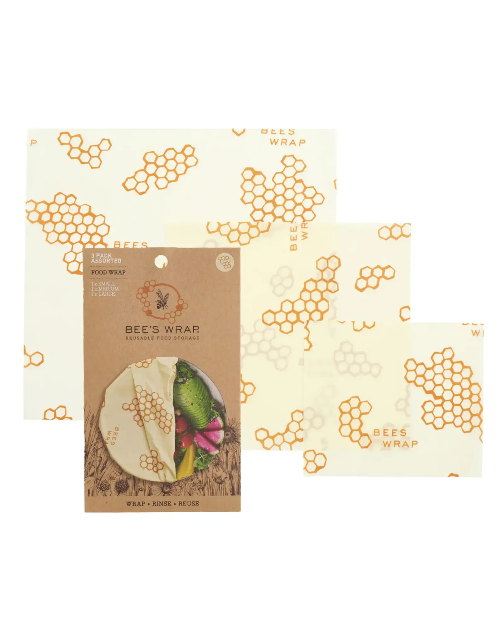 Bee's Wrap Honeyconb Assorted 3 Pack