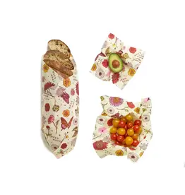 Bee's Wrap Meadow Magic Vegan  Assorted 3 Pack