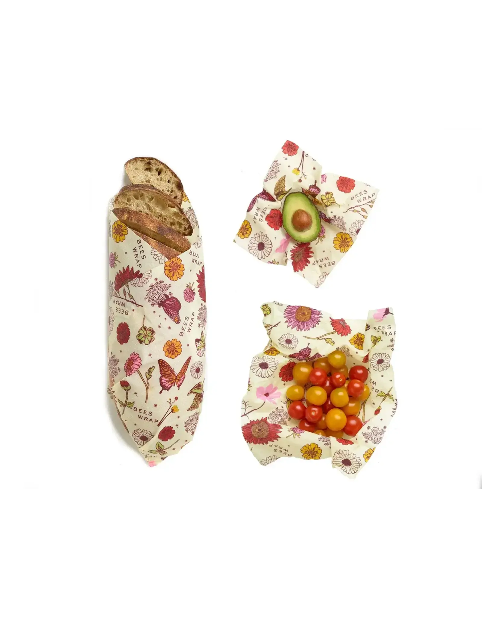 Bee's Wrap Meadow Magic Vegan  Assorted 3 Pack