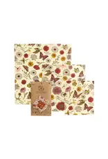 Bee's Wrap Meadow Magic Vegan  Assorted 3 Pack