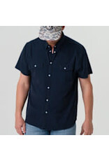 Burlebo Burlebo Performance Western Shirt Navy