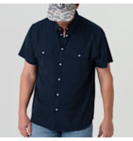Burlebo Burlebo Performance Western Shirt Navy