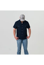Burlebo Burlebo Performance Western Shirt Navy