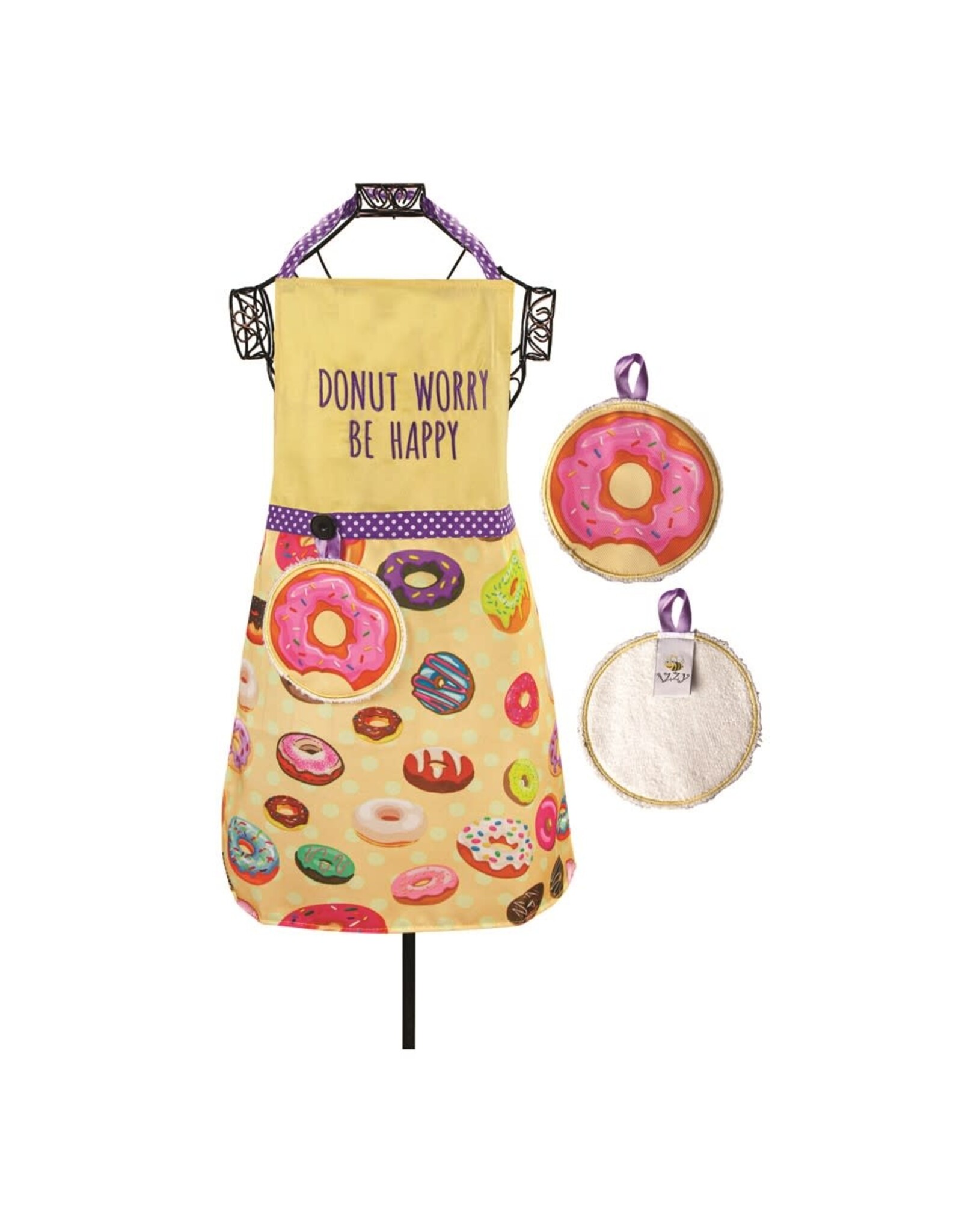 Donut Worry Be Happy Apron