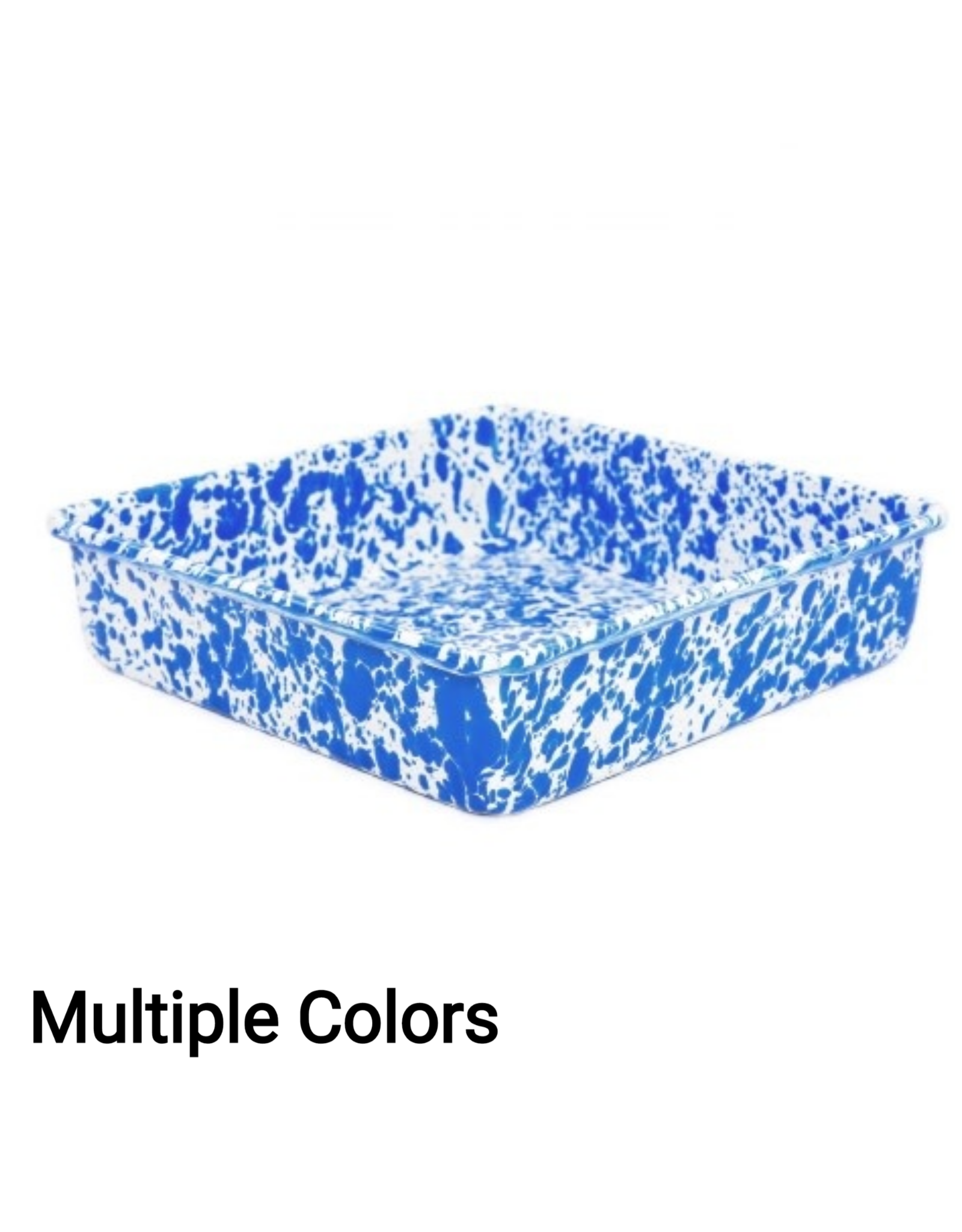Enamelware Brownie Pan Splatterware