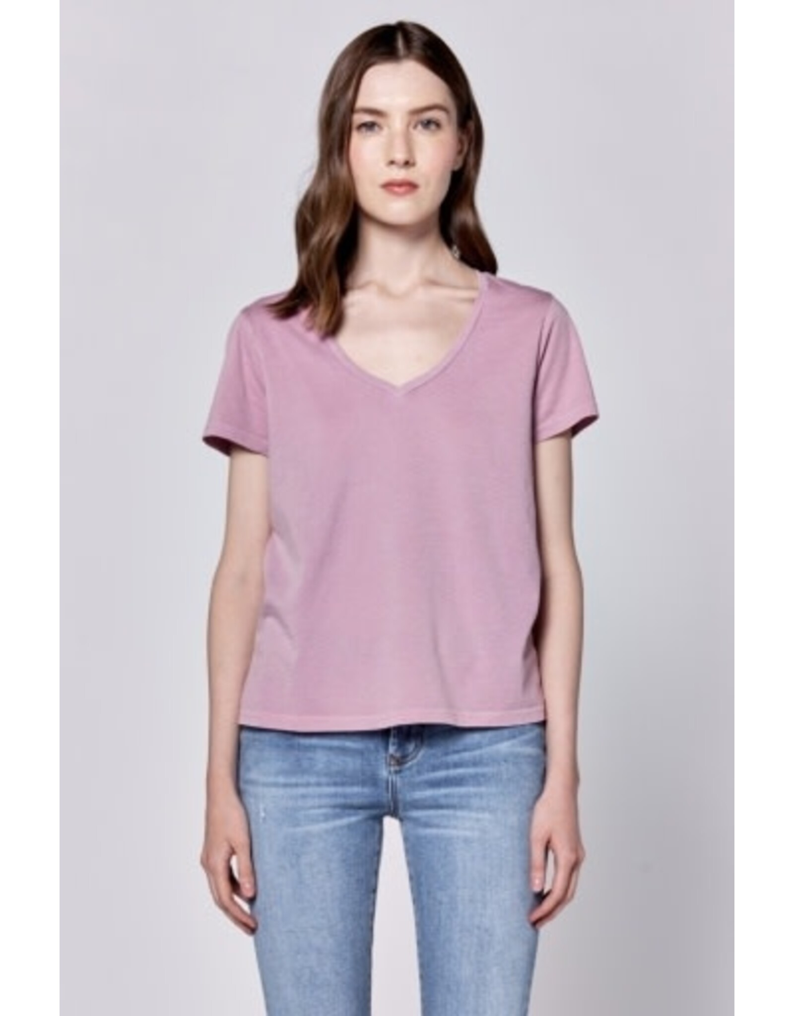 Dear John Denim Dear John Madelyn Tee - Orchid Smoke
