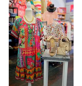 Vivone Shirred Dress