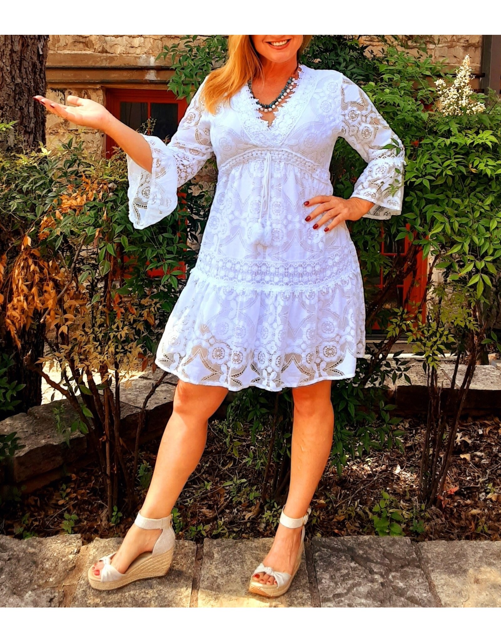 Ector Lace Short Dress