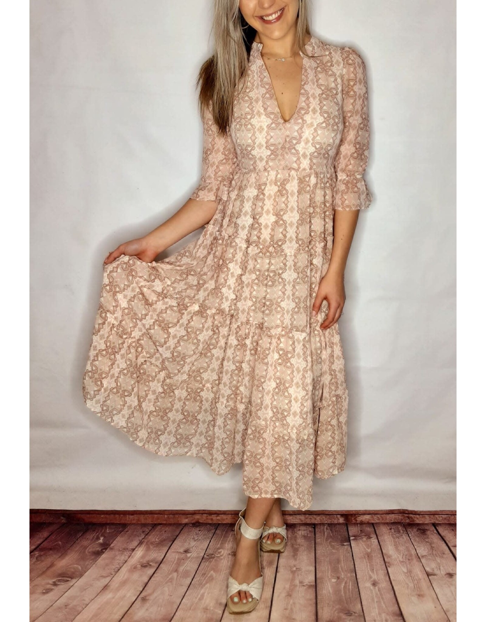Clute Maxie Tiered Dress