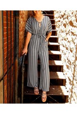 Brazos Striped Jumpsuit