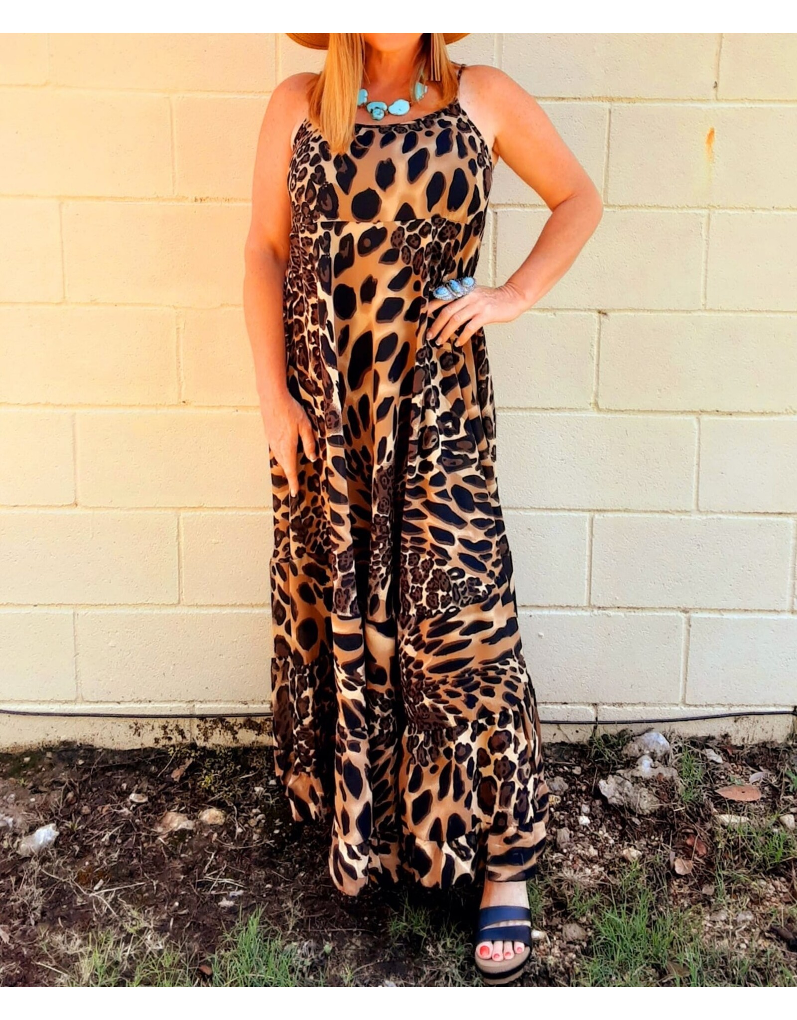 Kirby Leopard Maxi Dress