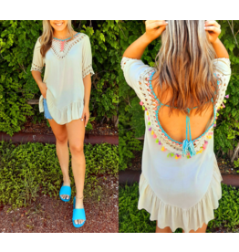 Hidalgo Crochet Tassel Top