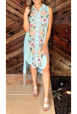 Atlanta Washed Irishes Embroidery Shirt Dress