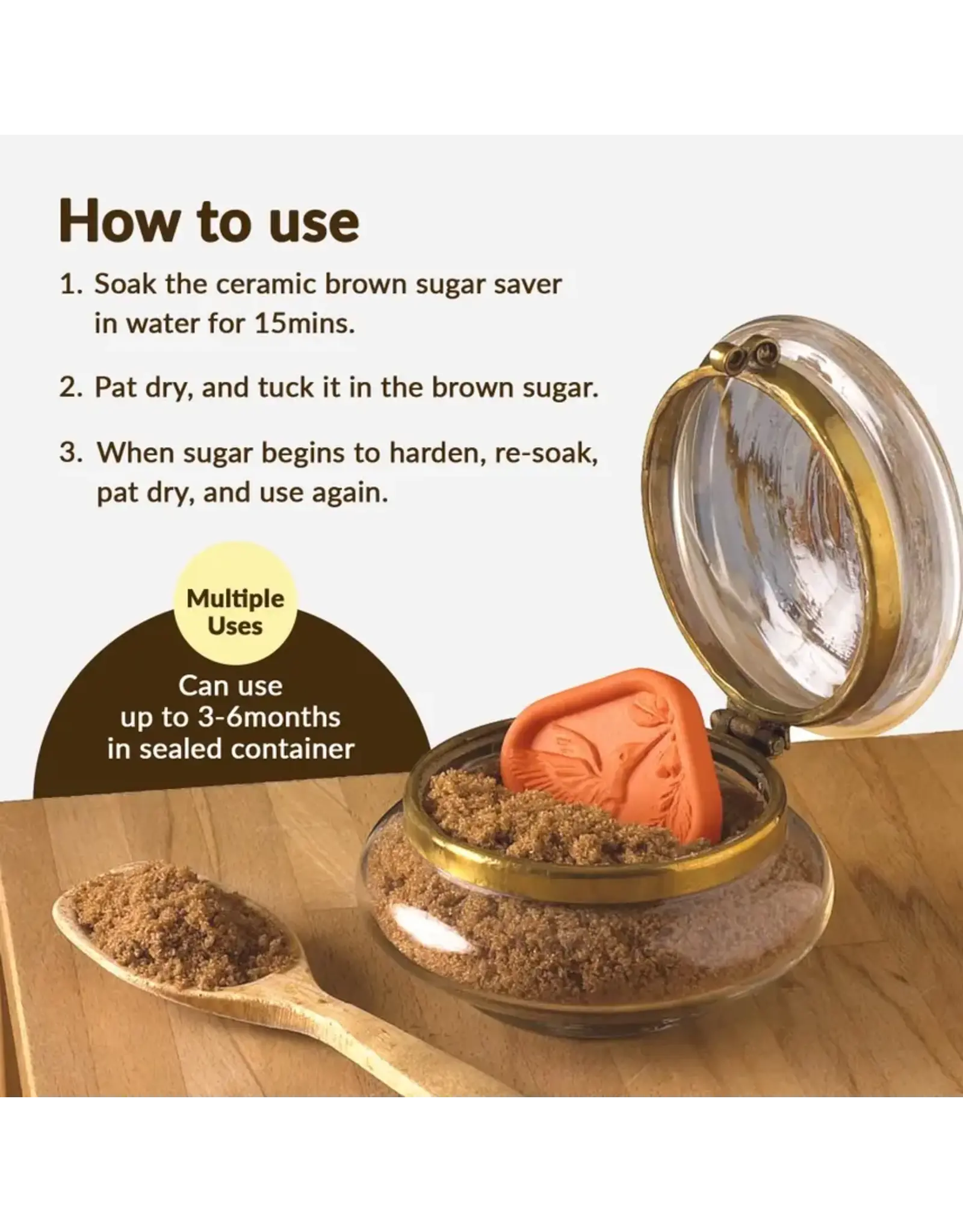 Brown Sugar Saver - Hummingbird
