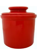 Hummingbird Butter Crock - Red Hummingbird Butter Crock - Red