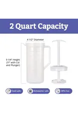Mixing Pitcher - 2 Quart - White Mixing Pitcher - 2 Quart - White