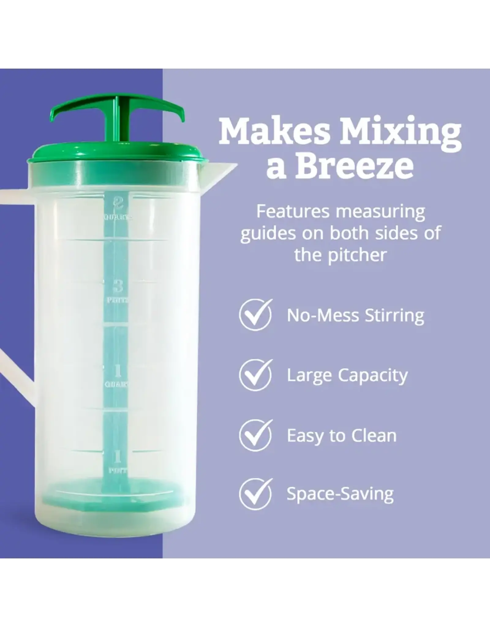 Mixing Pitcher - 2 Quart - Green