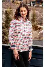 Dizzy Lizzie Lipsticks Print Rome Shirt Dizzy Lizzie Lipsticks Print Rome Shirt