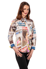 Dizzy Lizzie Rock and Roll Purple Rain Cape Cod Shirt